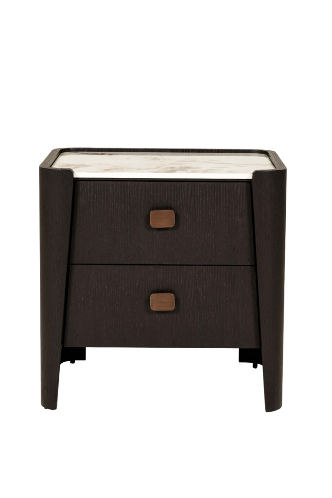 Rhodes Bedside Table 2 Drawer — image 2